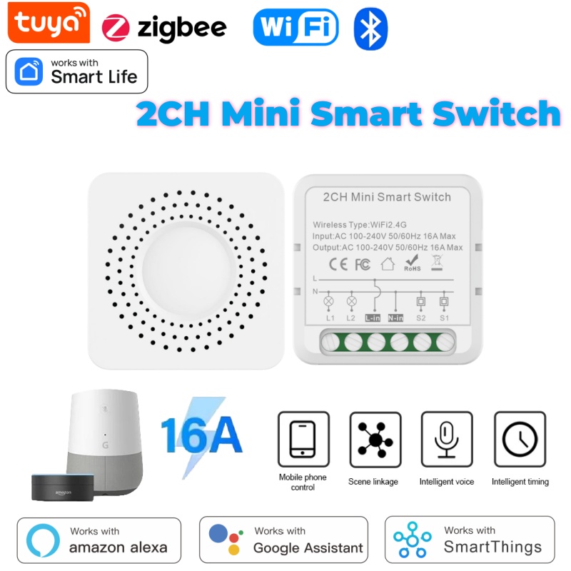 Tuya Mini Smart Switch WiFi 1- - Smart Accessories recensie en prijs